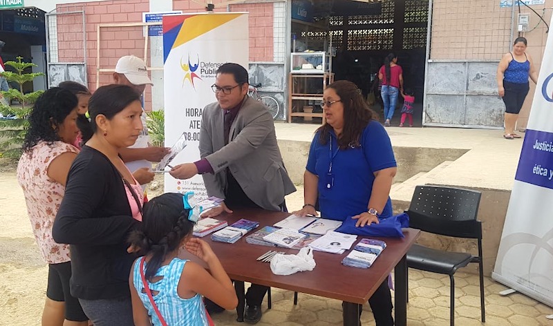 Santa Elena: Comuneros de San Pedro conocieron los servicios de la Defensoría Pública