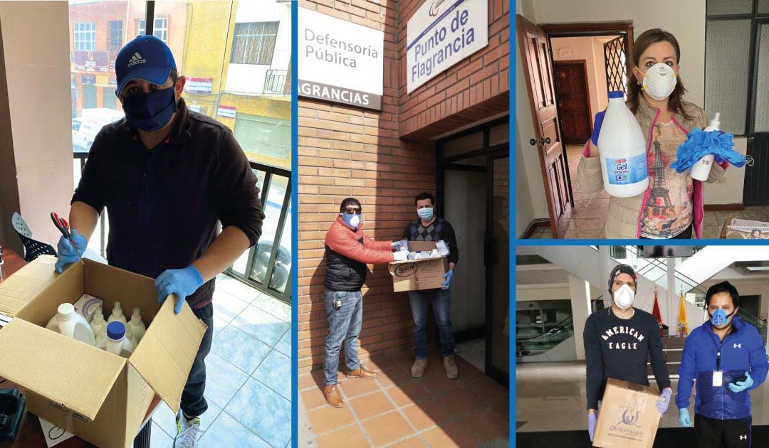 Defensoría Pública distribuye Kits de bioseguridad al personal misional