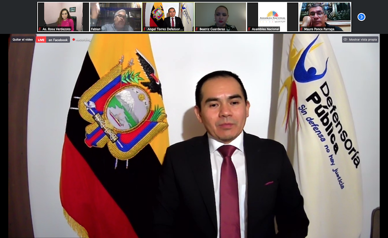 Defensor Público General destaca reformas al  Código Orgánico General de Procesos