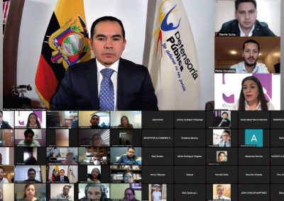 El Defensor Público General, Ángel Torres Machuca, inaugura la capacitación sobre reformas al COIP