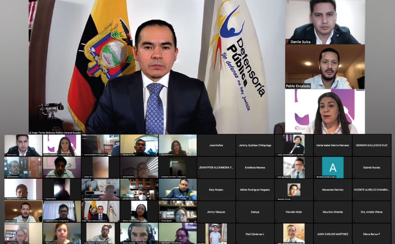 Profesionales de la Defensoría Pública se capacitan sobre reformas al COIP