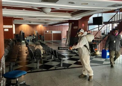 El 10 de septiembre se fumigaron las oficinas de la Defensoría Pública, en Guayaquil.