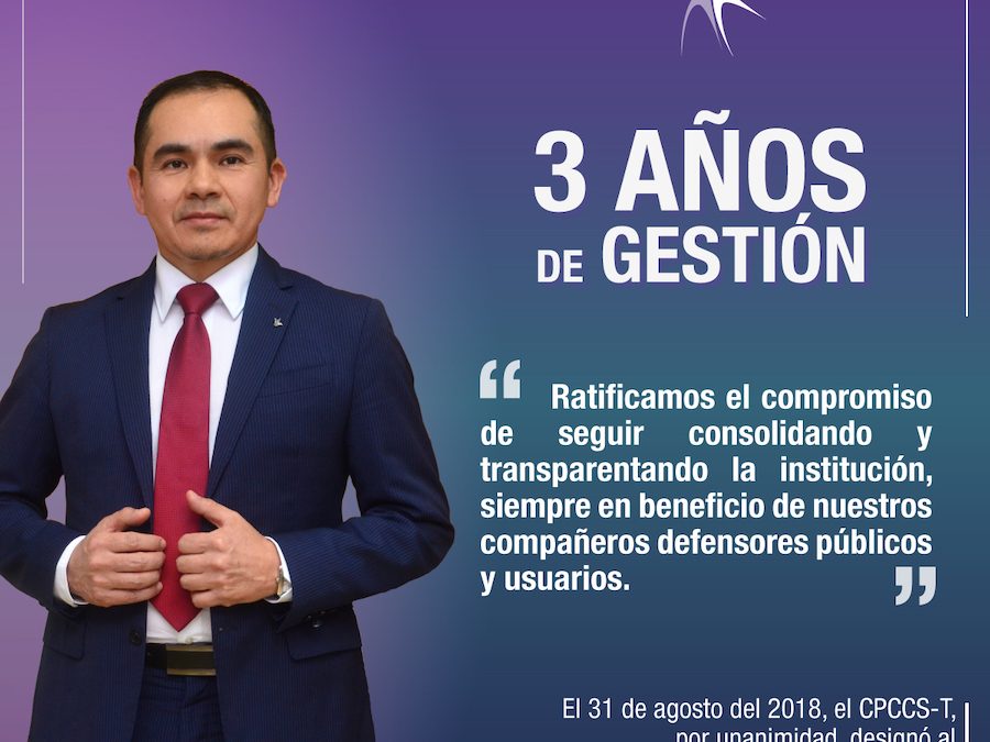 GRANDES HITOS MARCAN TRES AÑOS DE GESTIÓN DEL DEFENSOR PÚBLICO GENERAL