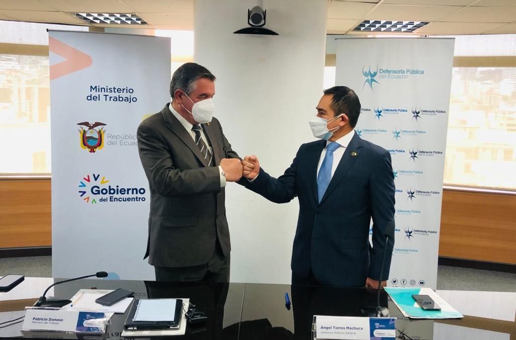 Defensoría Pública y Ministerio de Trabajo firman convenio para ampliar atención de asistencia legal gratuita