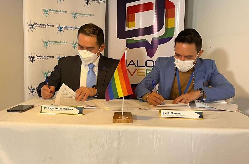  DEFENSORÍA PÚBLICA Y DIÁLOGO DIVERSO FIRMAN CONVENIO PARA ASISTENCIA LEGAL GRATUITA A POBLACIÓN LGBTIQ+ 