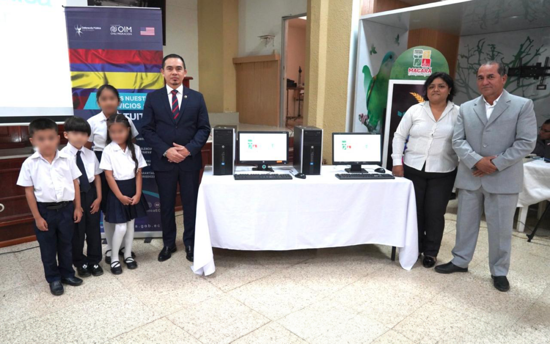 EN LOJA LA DEFENSORÍA PÚBLICA DONÓ COMPUTADORAS FUNCIONALES E INAUGURÓ CONSULTORIO JURÍDICO