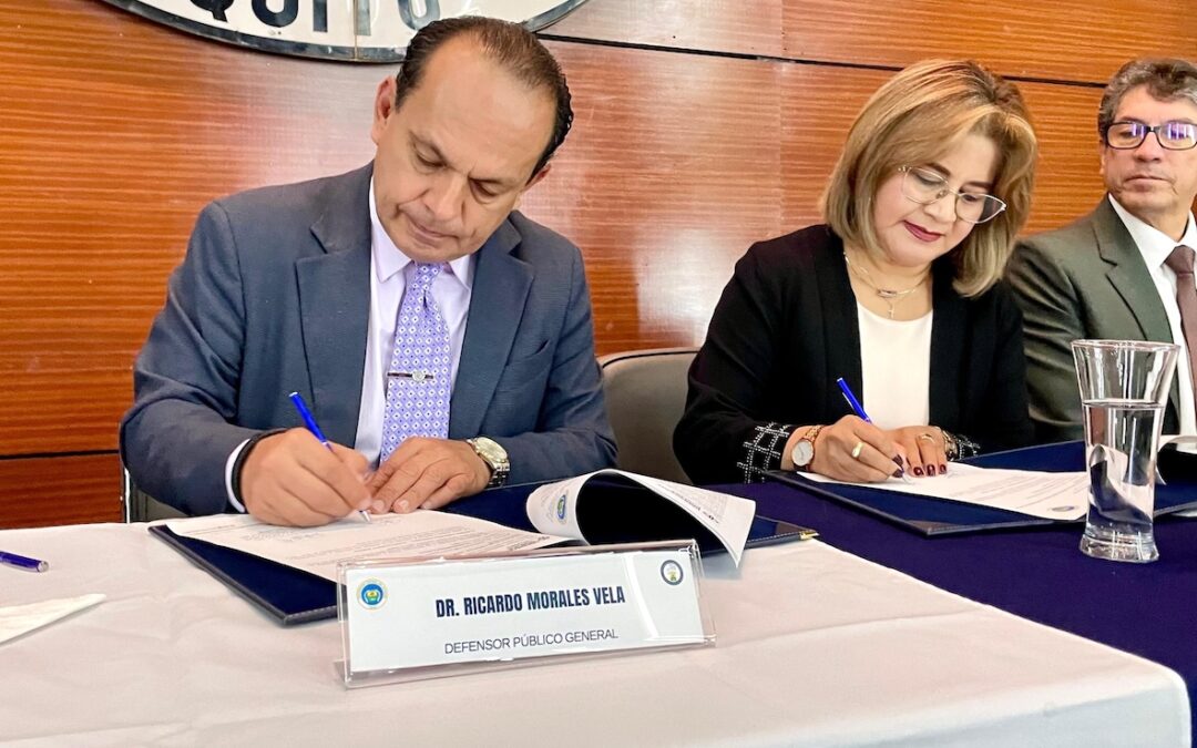 DEFENSORÍA PÚBLICA FORTALECE ALIANZAS CON LA ACADEMIA